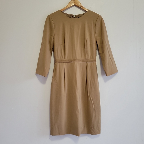 J. Crew Dresses & Skirts - J. Crew Tan Wool Dress